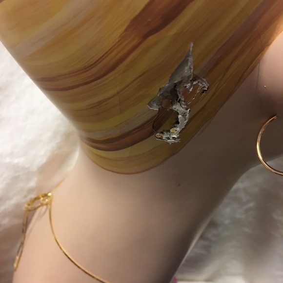 Vintage lady head mannequin ( Earrings & Necklace not included) - Picture 8 of 8